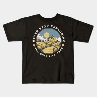 Desert - Mountain Adventure Kids T-Shirt